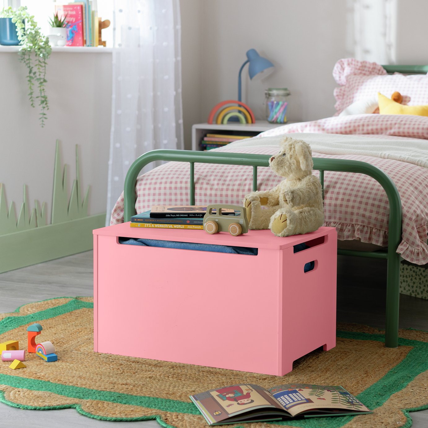 Habitat Kids Joni Toy Box - Pink