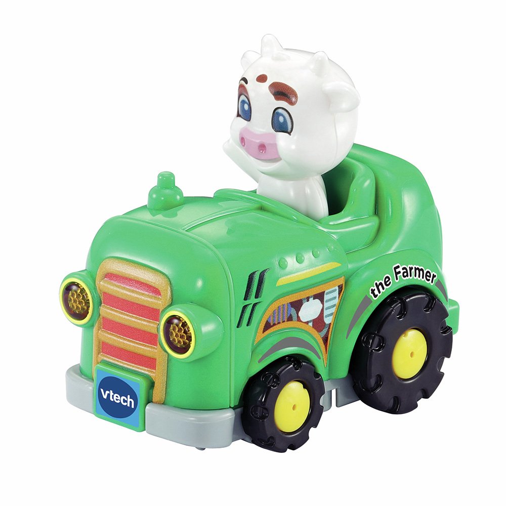 Vtech Toot-Toot Drivers Colin Cow With His Tractor Toy
