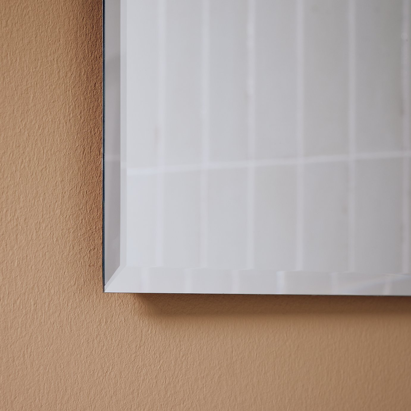 Argos Home Silver Bevelled Bathroom Wall Mirror - 60x45cm