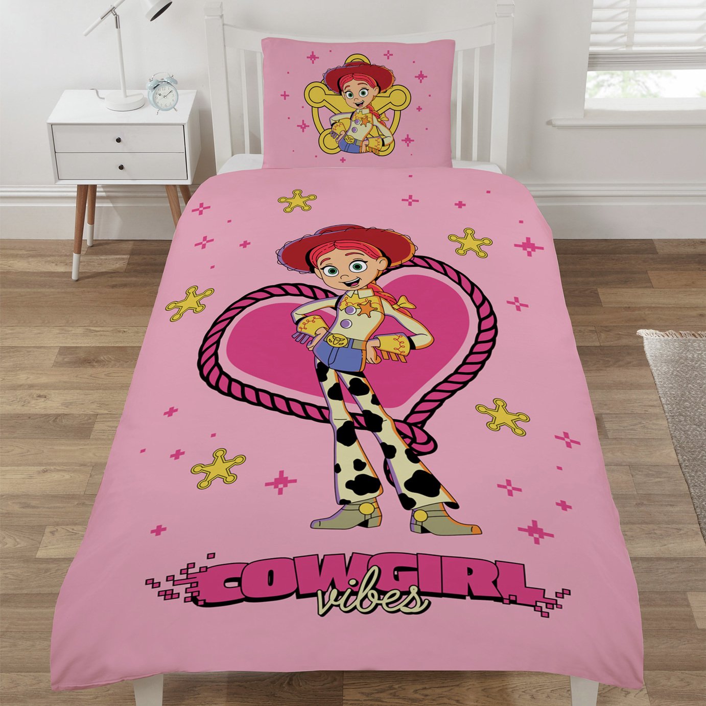 Disney Toy Story 5 Kids Jessie Pink Bedding Set - Single