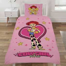 Disney Toy Story 5 Kids Jessie Pink Bedding Set - Single