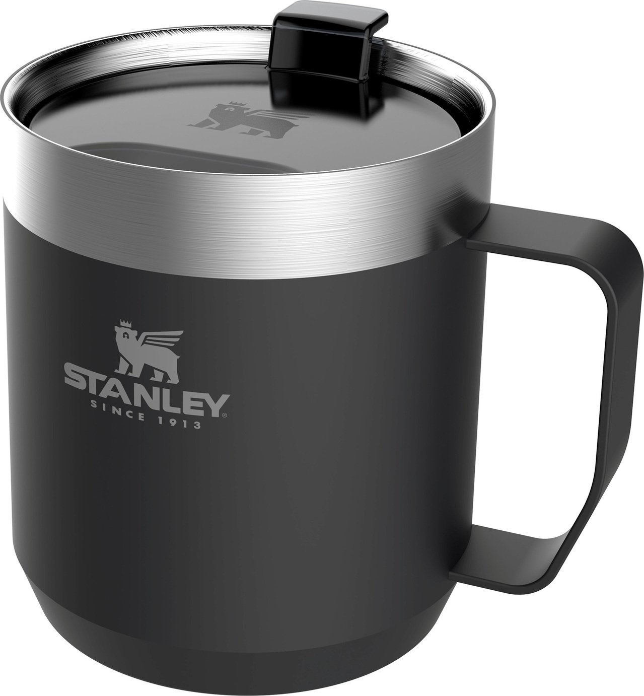 Stanley Everyday Camp Black Travel Mug - 350ml
