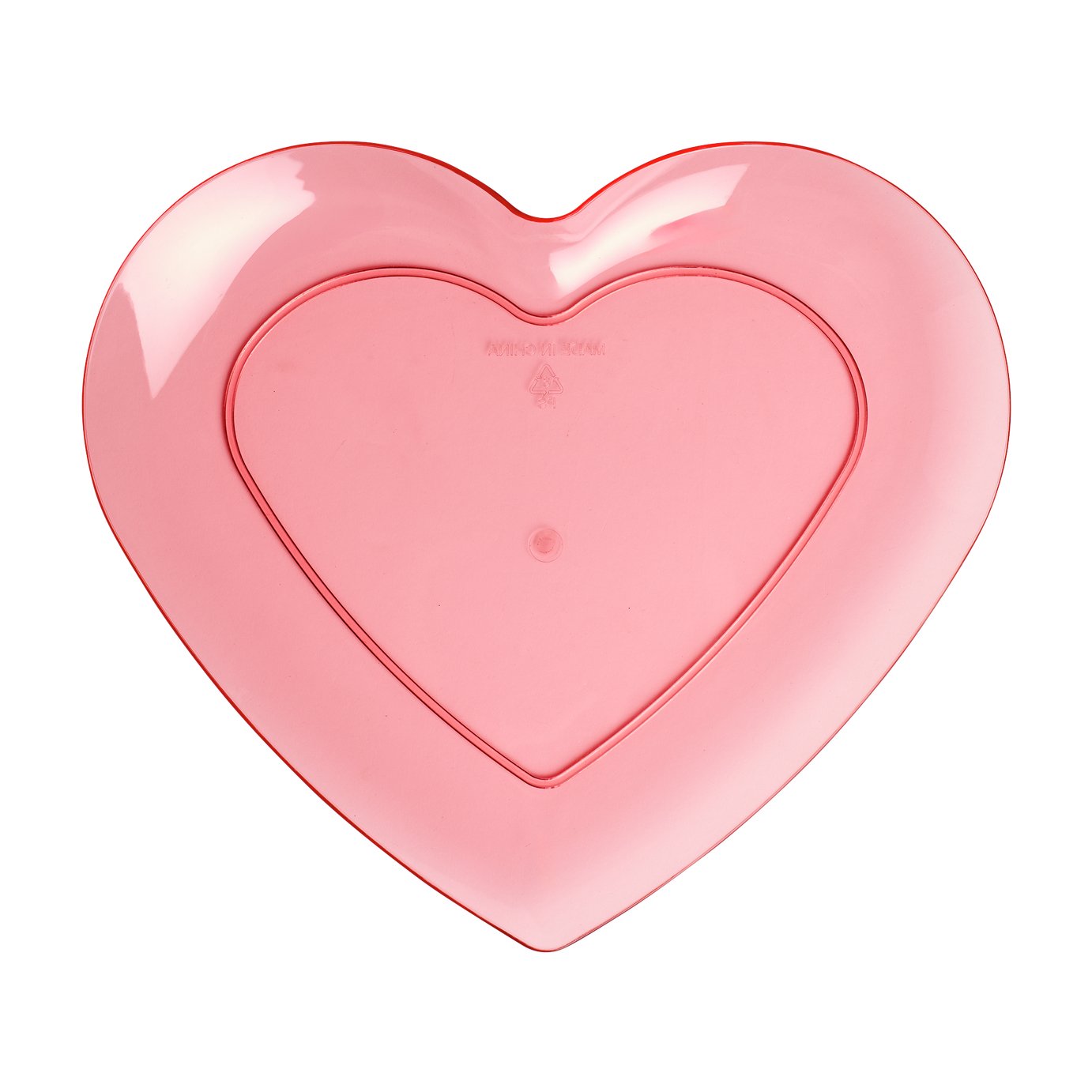 Argos Home Pack of 2 Valentines Heart Shaped Plate