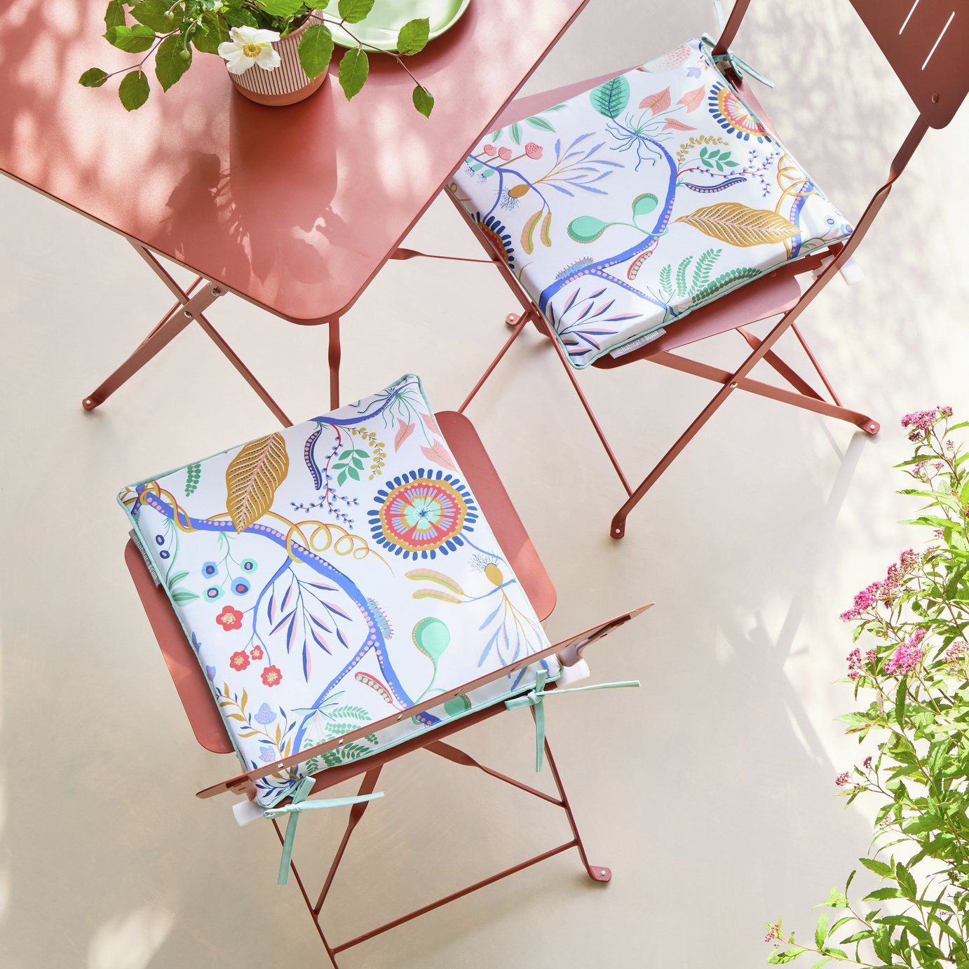 Habitat x Scion Pack of 2 Jackfruit Garden Seat Cushion