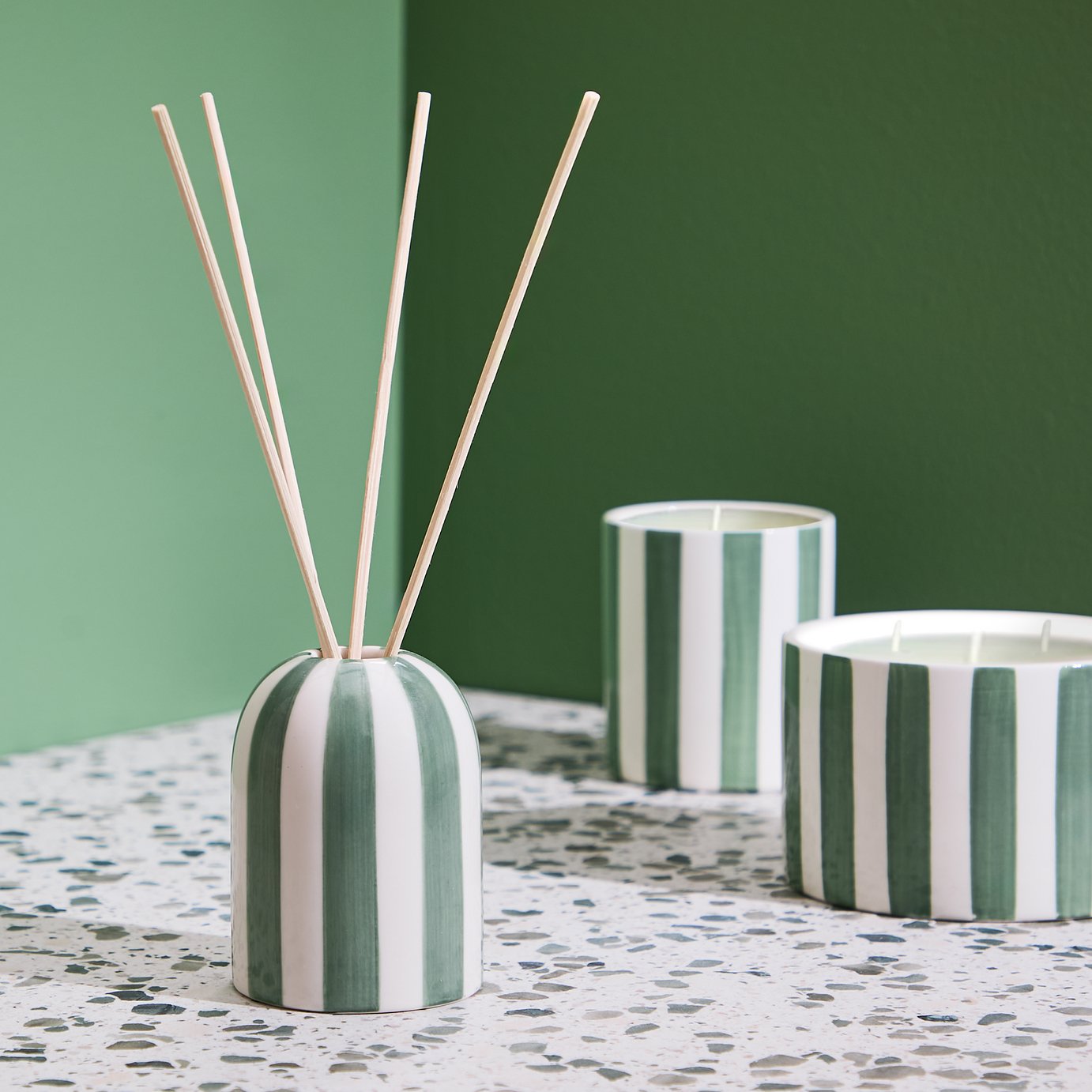 Habitat 150ml Ceramic Reed Diffuser-Spiced Bergamot & Ginger