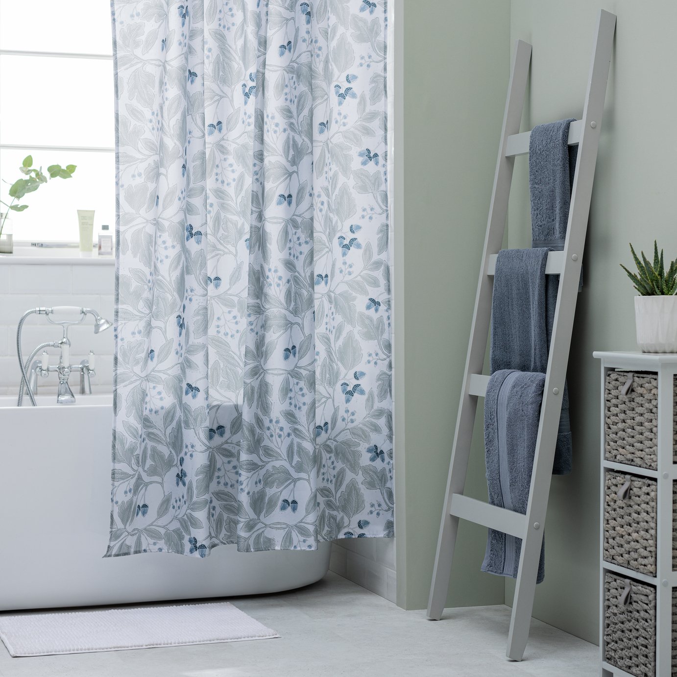 Argos Home Wall Mounted Towel Ladder - Grey