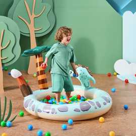 Chad Valley 2 in 1 Dino Paddling Pool and Ball Pit