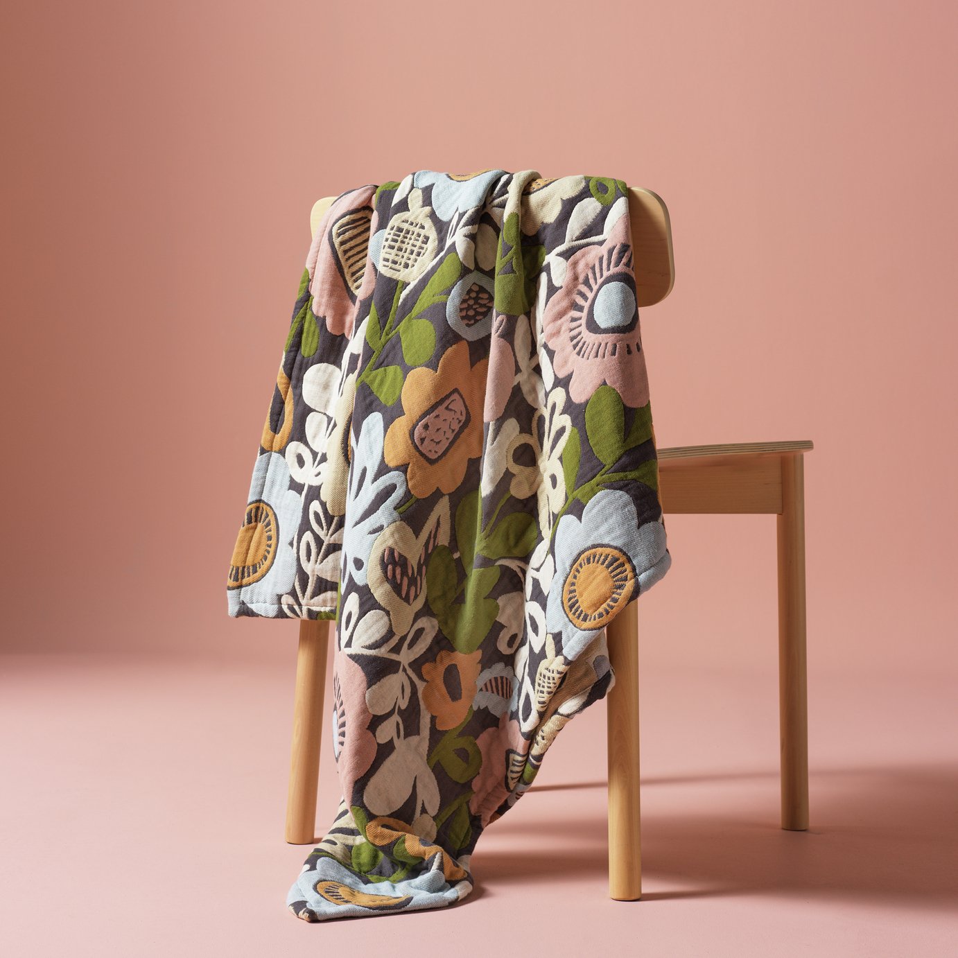 Habitat x Scion Kukkia Floral Throw - 125x150cm