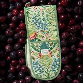 Habitat x Sanderson & National Trust Oven Glove - Green