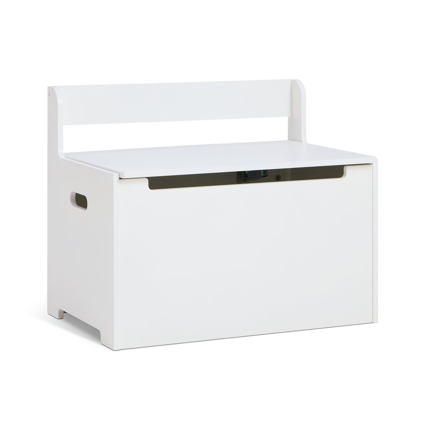 Habitat Joni Toy Box with Back Rest - White