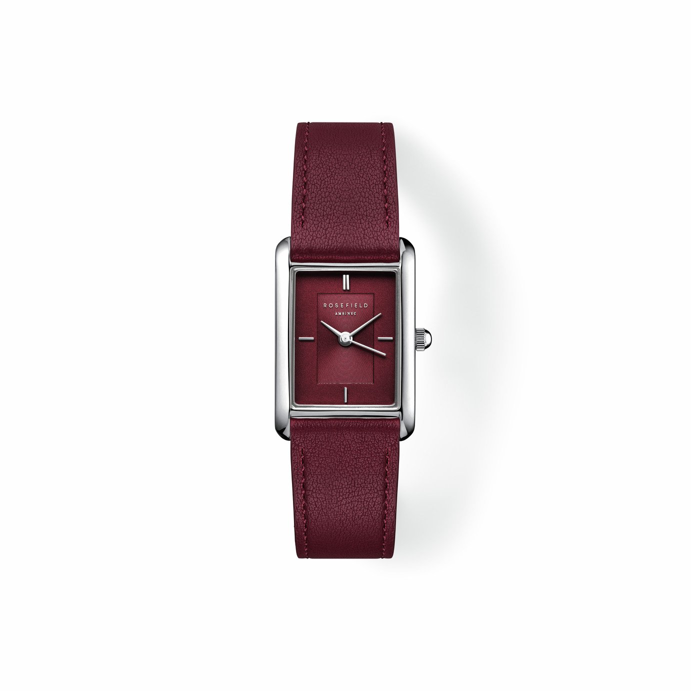 Rosefield Heirloom Burgundy Leather Strap Ladies Watch