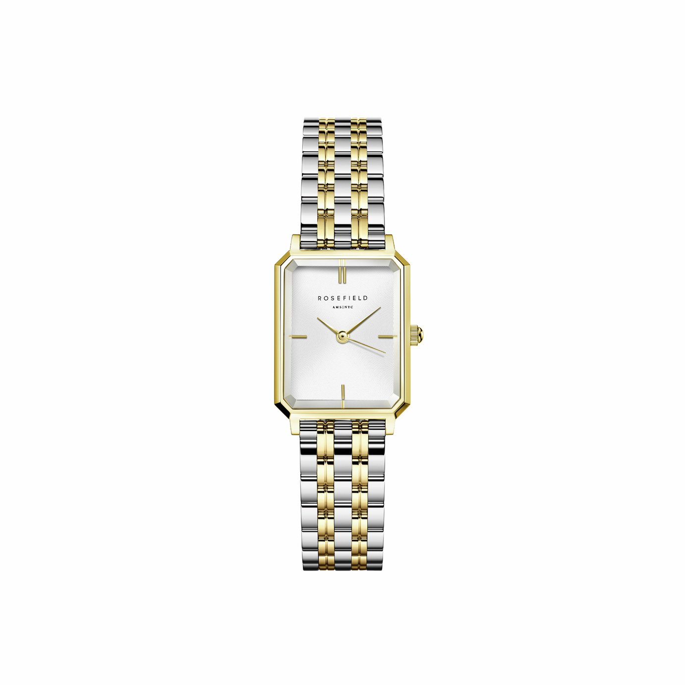Rosefield Octagon XS Duotone Ladies Steel Bracelet Watch