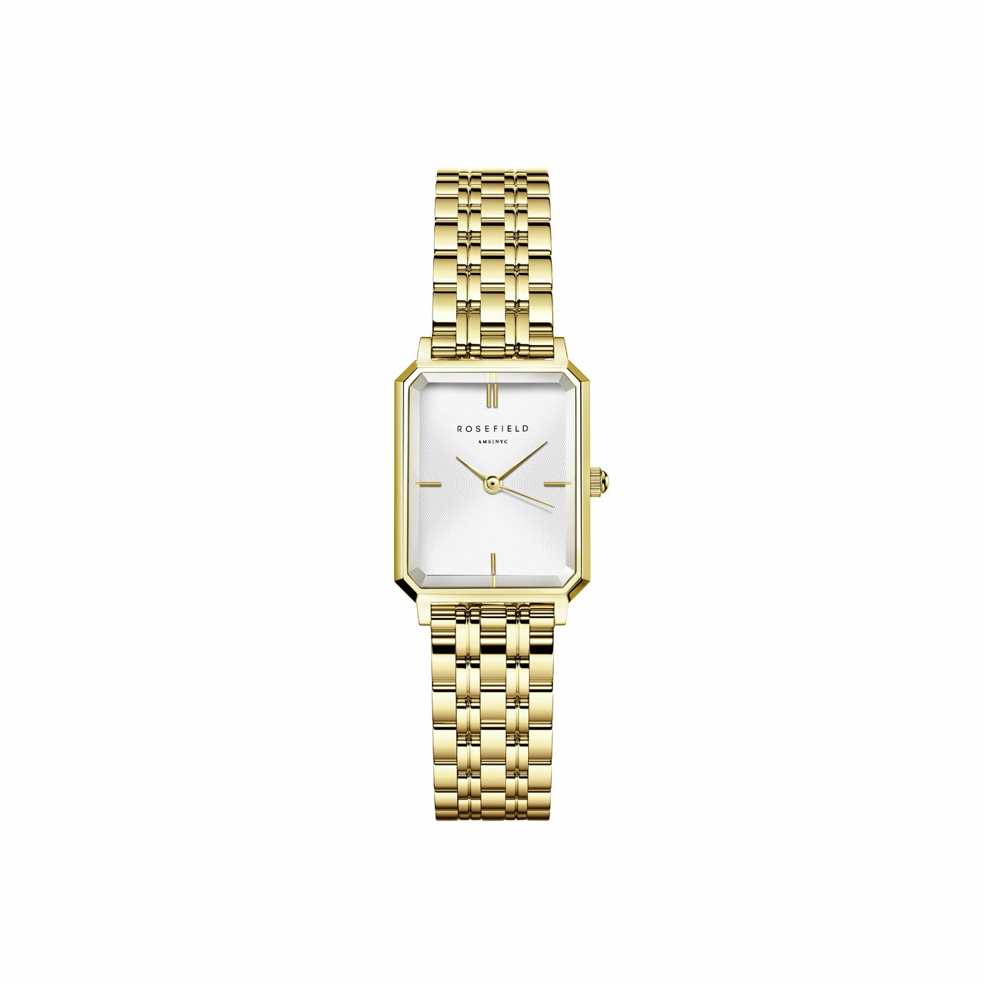 Rosefield Octagon XS Ladies Gold Steel Bracelet Watch