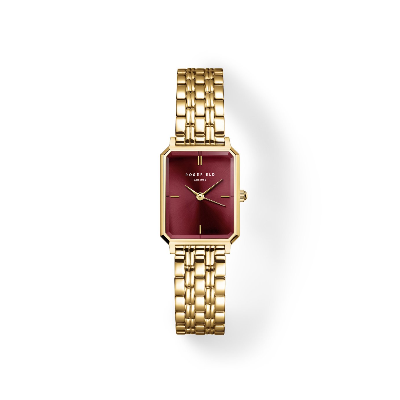 Rosefield Octagon XS Gold Colour Ladies Bracelet Watch