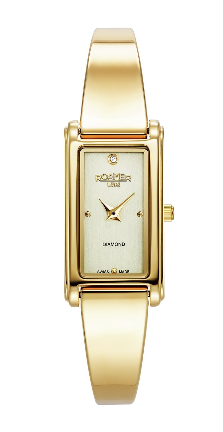 Roamer Steel Gold Ladies Bangle Watch