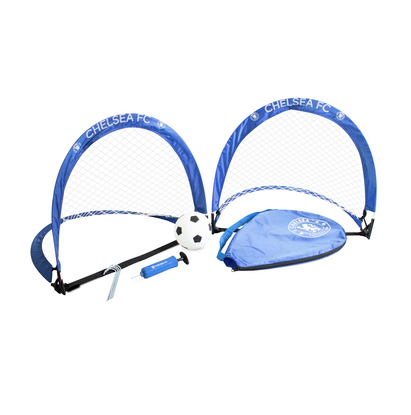 Chelsea FC 1.77 x 1.44 ft Football Training Goal Set