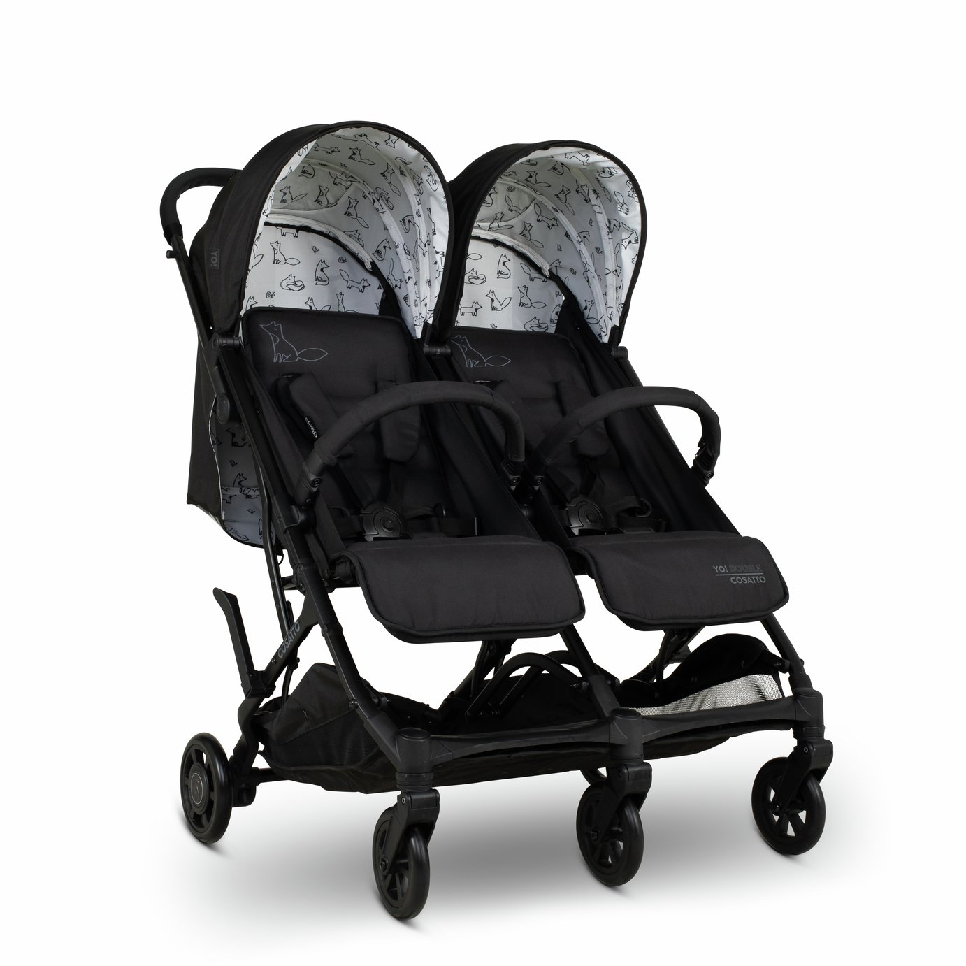 Cosatto Yo! Double Twin Pushchair - Foxed