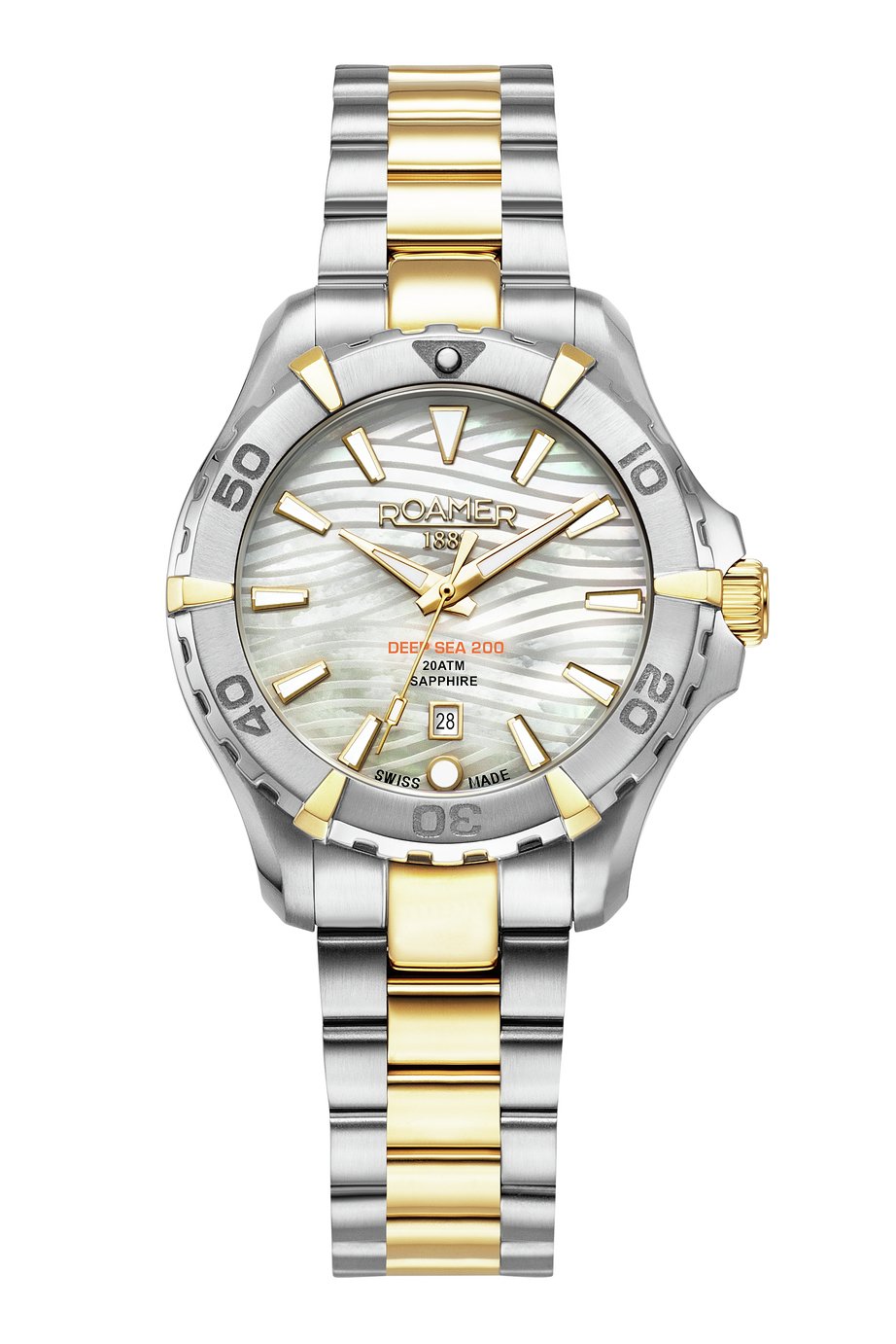 Roamer Deep Sea Ladies Duotone Bracelet Watch