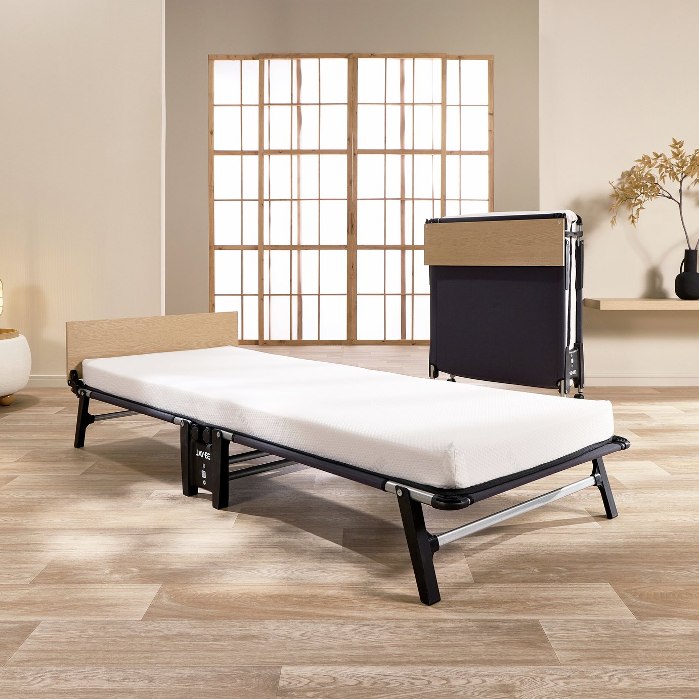 Jay-Be Quick Memory Folding Bed with Mattress - Single