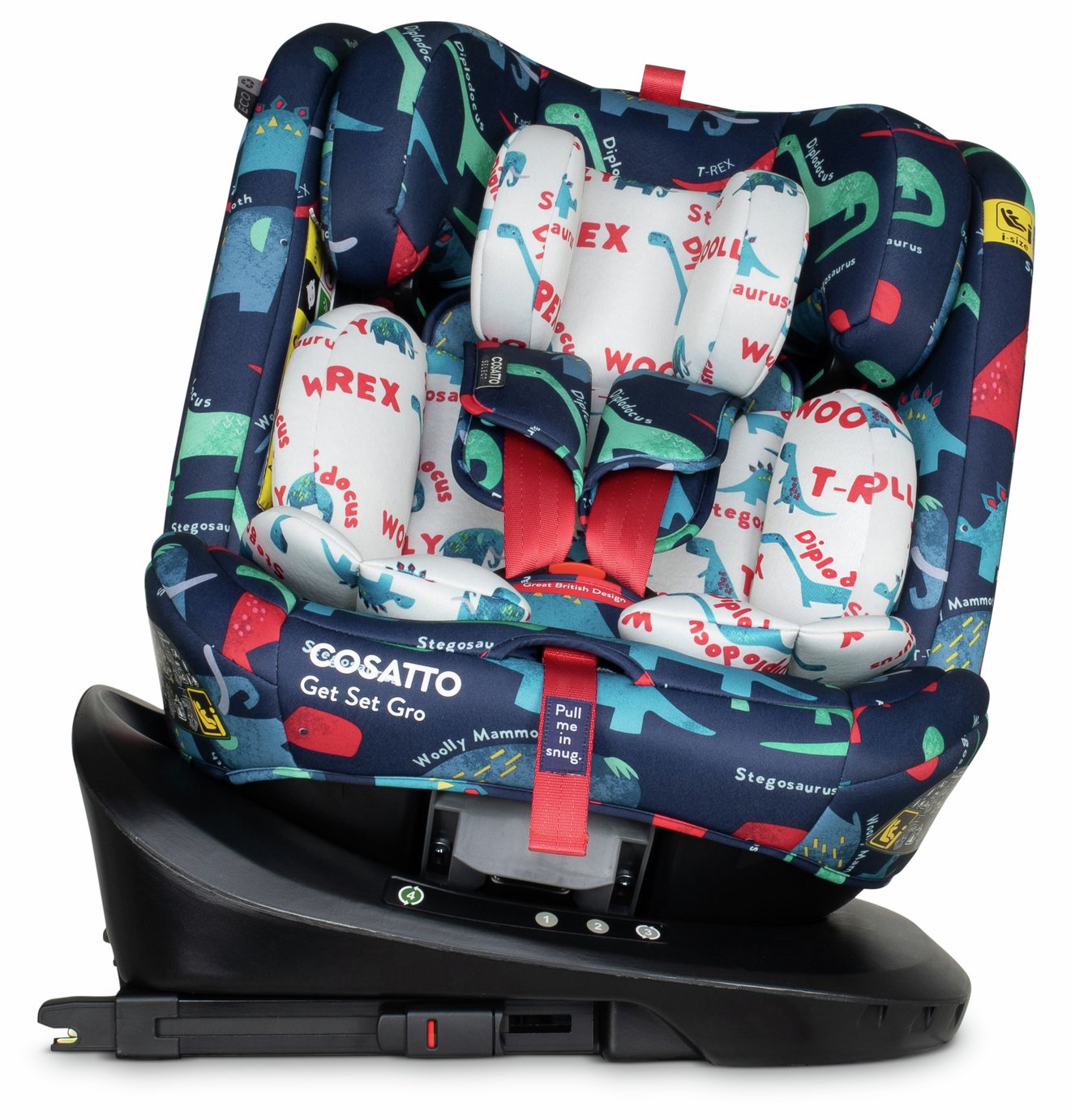 Cosatto Get Set Grow I-Size 360 Car Seat- Dino