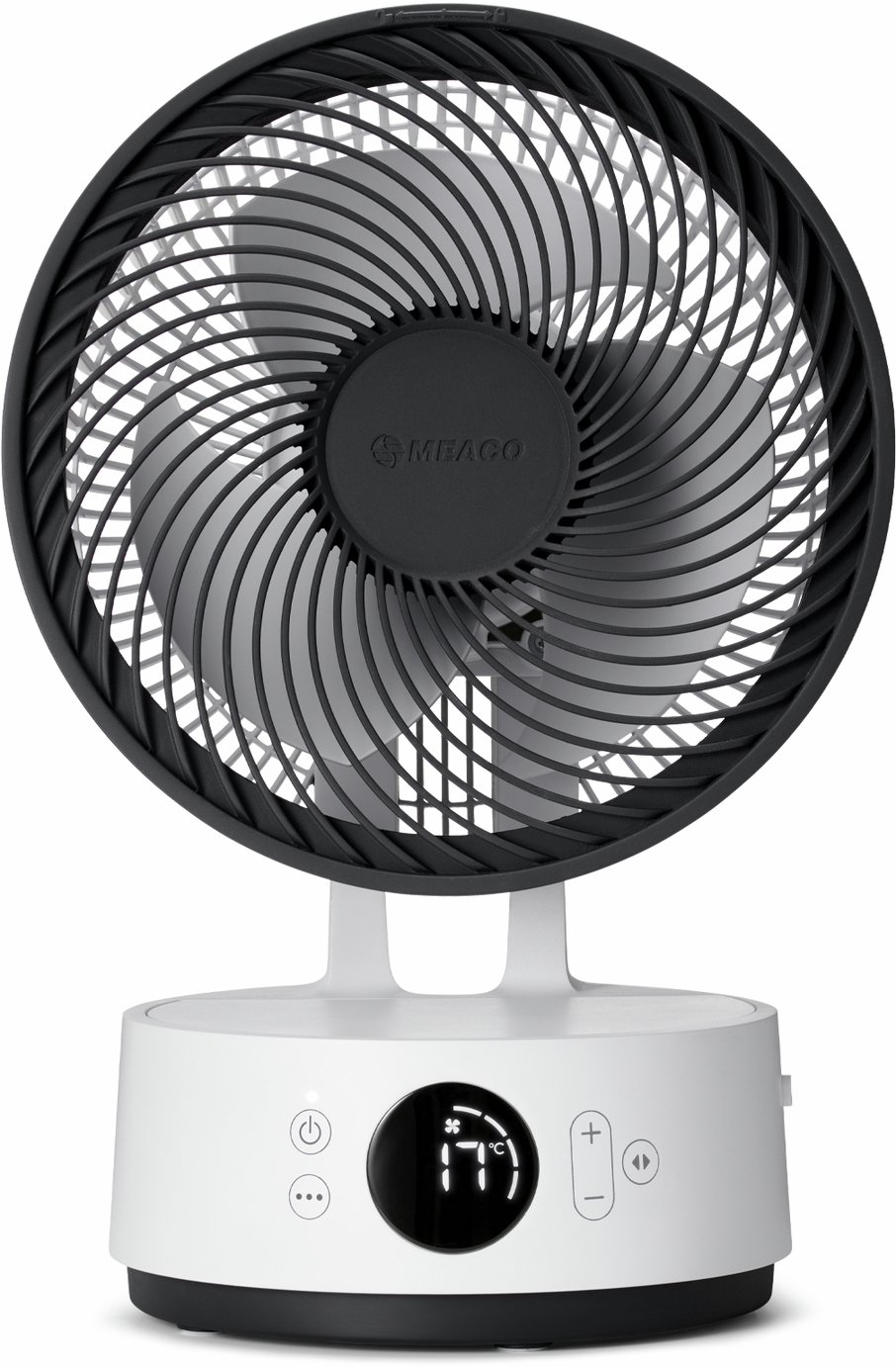 Meaco Sefte Rechargeable White Desk Fan - 8 Inch
