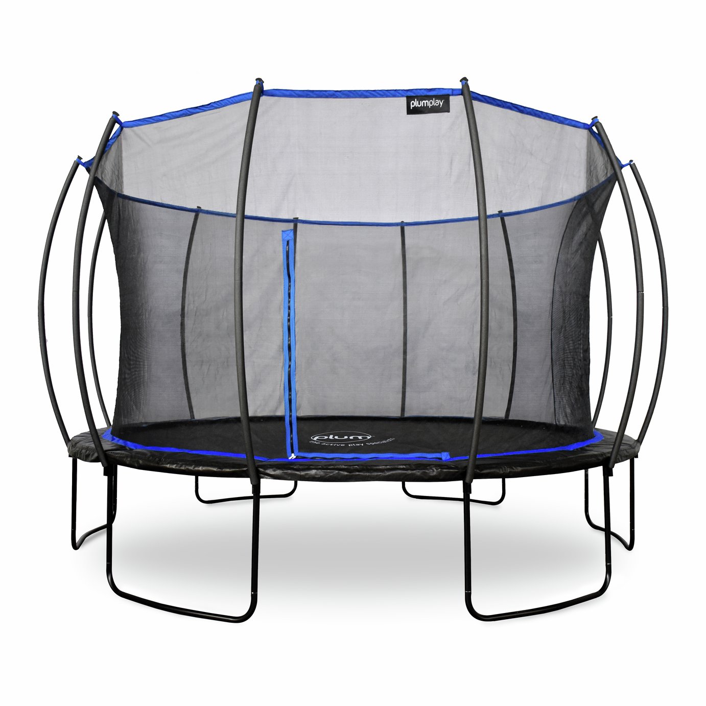 Plum 14ft Deluxe Springsafe Outdoor Trampoline & Enclosure