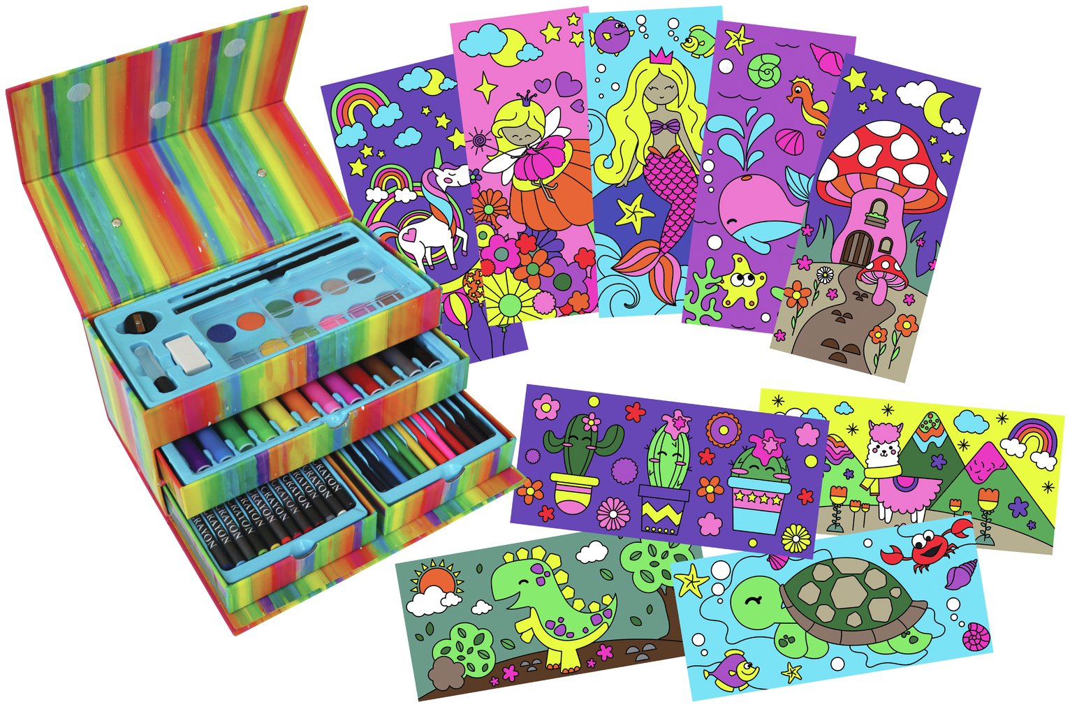 Chad Valley Be U Rainbow Art Set