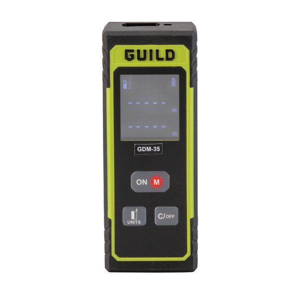 Buy Guild 30m Laser Measure Measuring and levels Argos