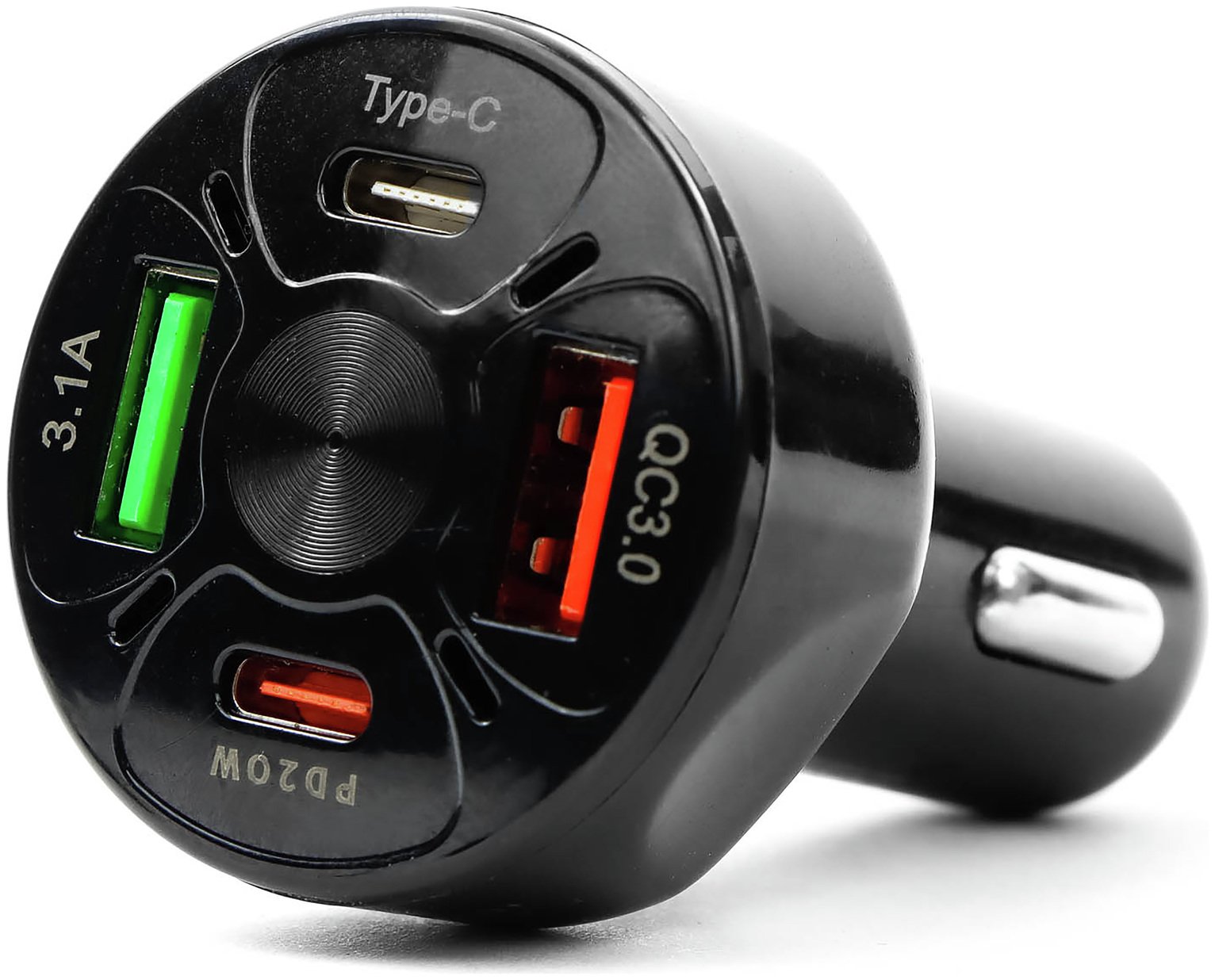 Streetwize 12V USB Car Charger - Type-C and Type-A Devices