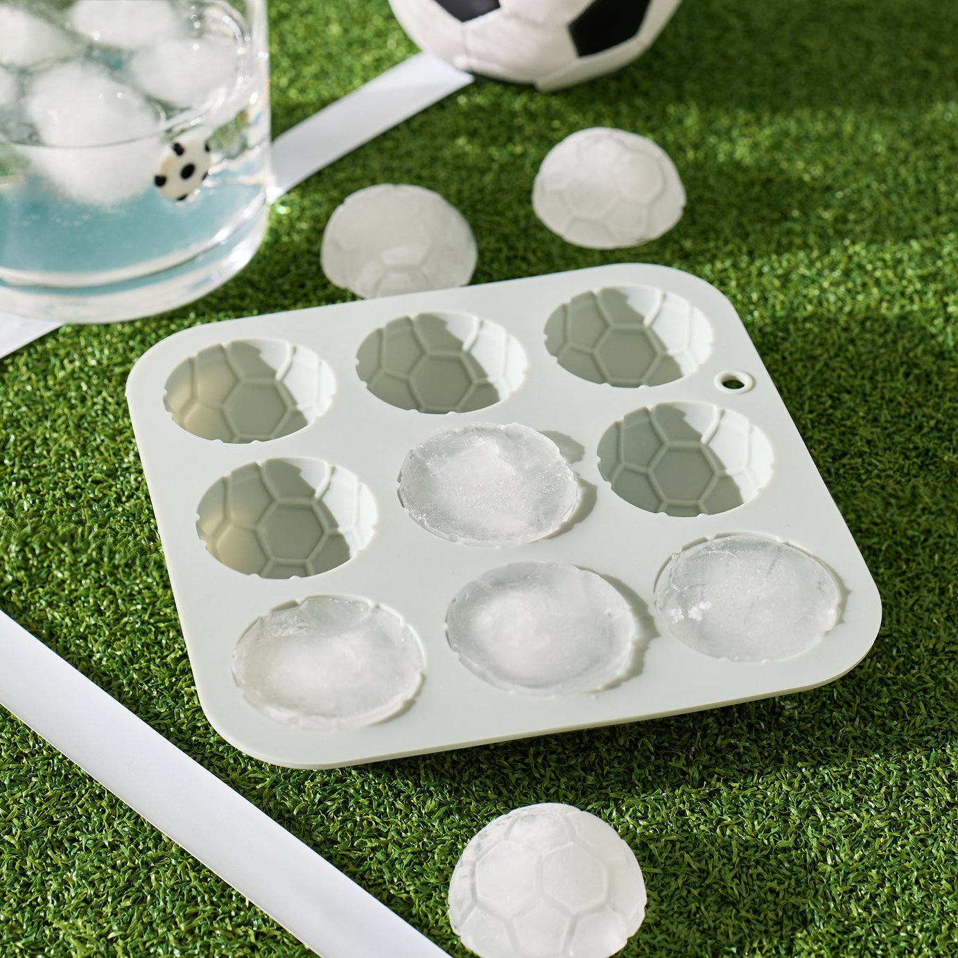 Argos Home Football Silicone Ice Cube Mould