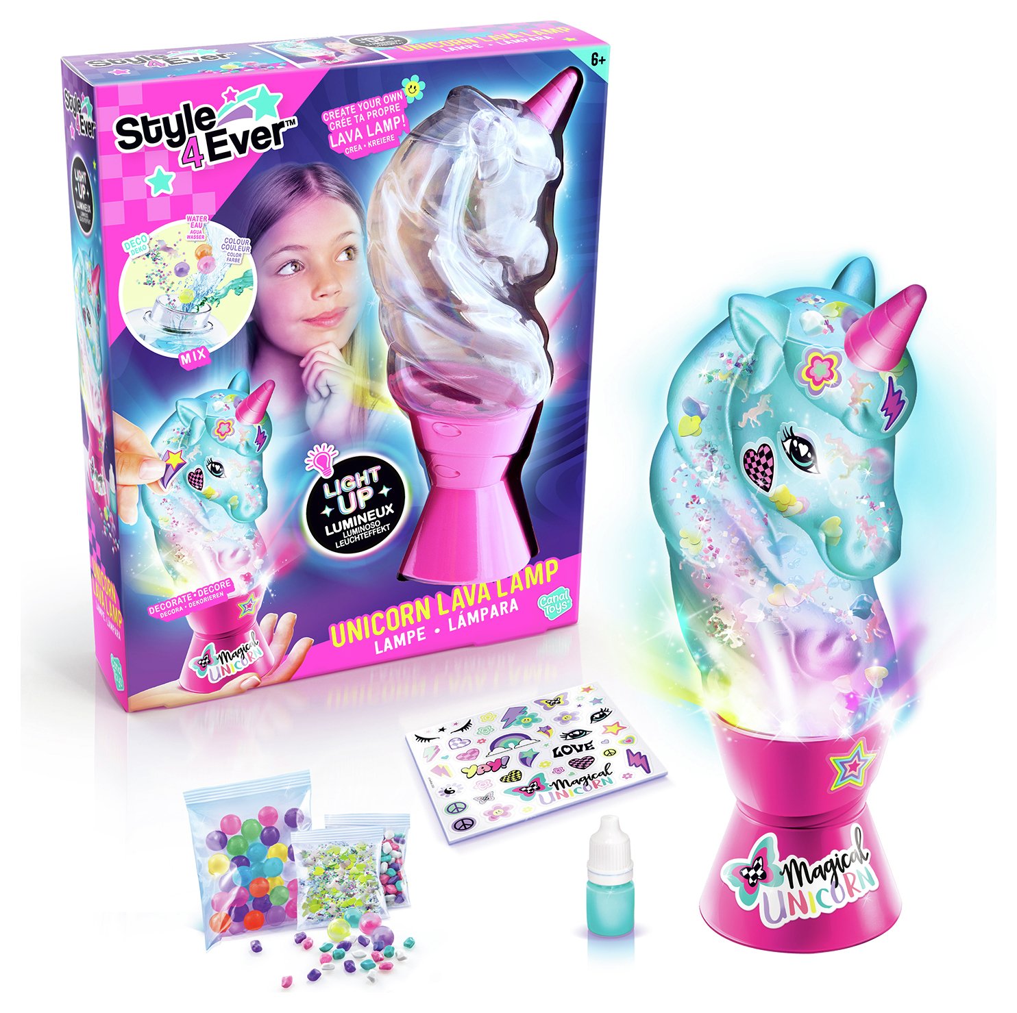 Style 4 Ever DIY Unicorn Lava Lamp