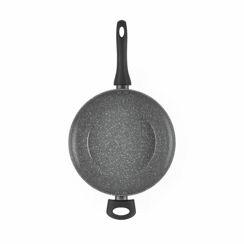Salter Go Green 28cm Aluminium Wok with Lid