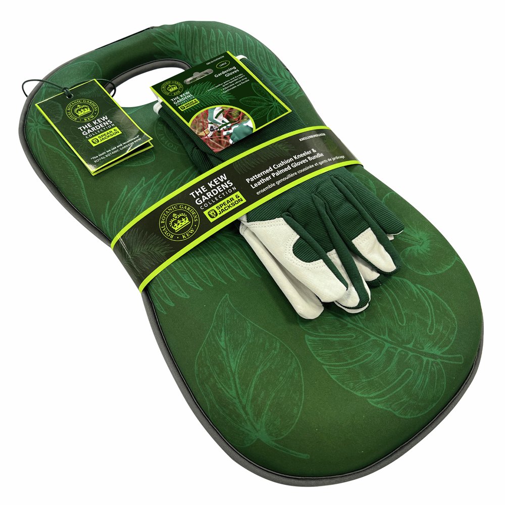 Spear & Jackson The Kew Gardens Kneeler & Gloves Bundle