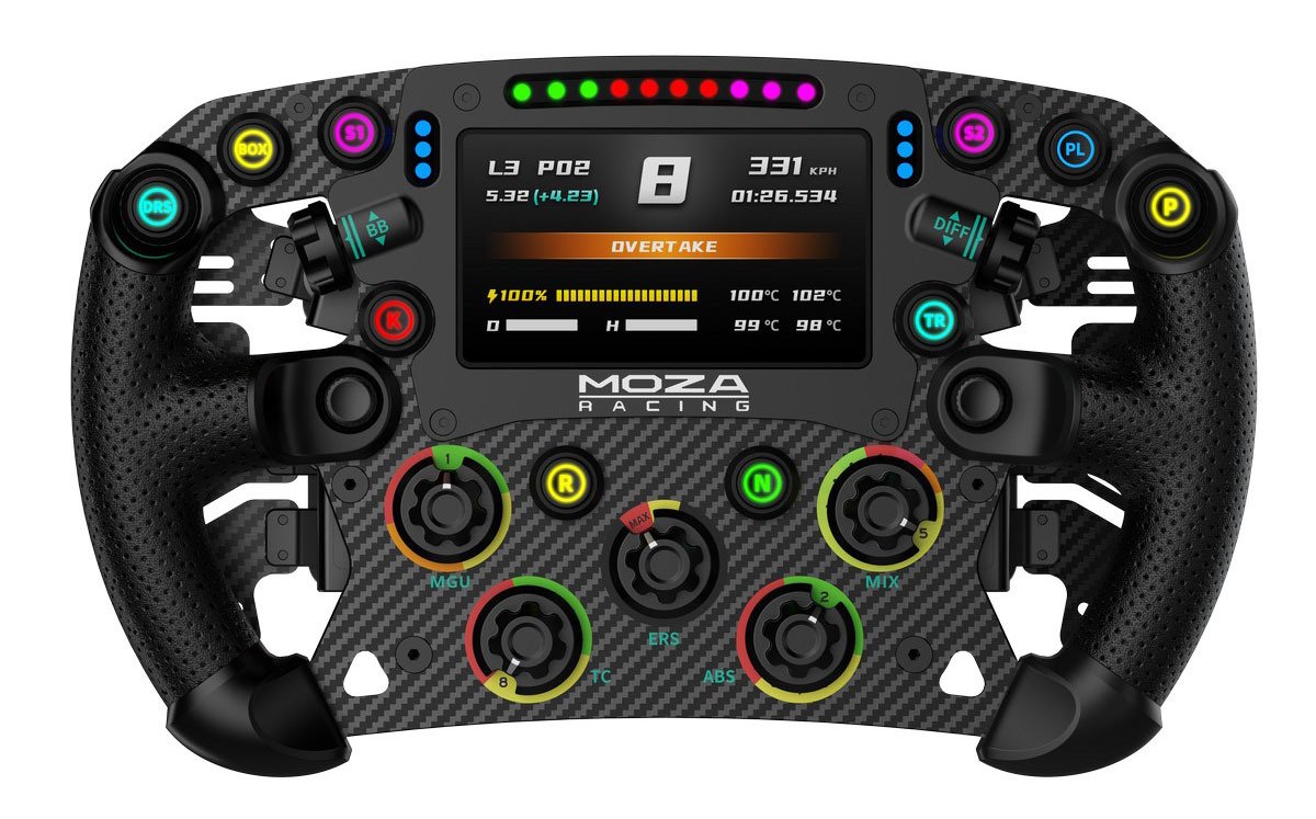 MOZA Racing FSR V2 Digital Dashboard For Race Wheel
