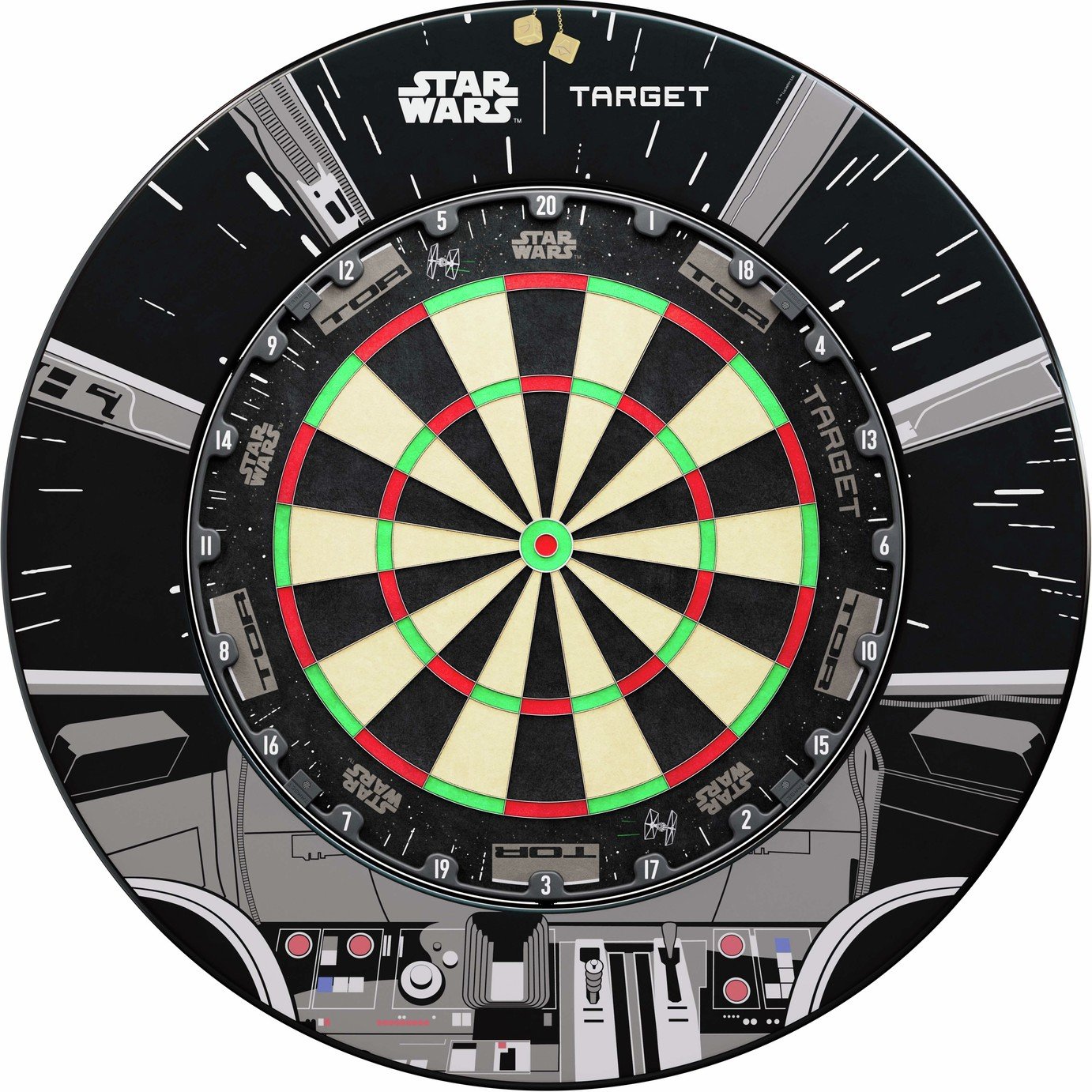 Star Wars Target Millennium Falcon Surround and Dartboard