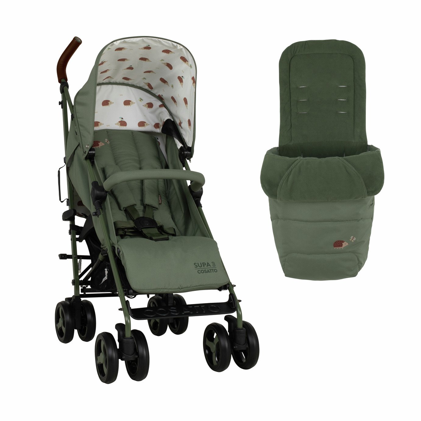 Cosatto Supa 3 Stroller Hoglet - Green