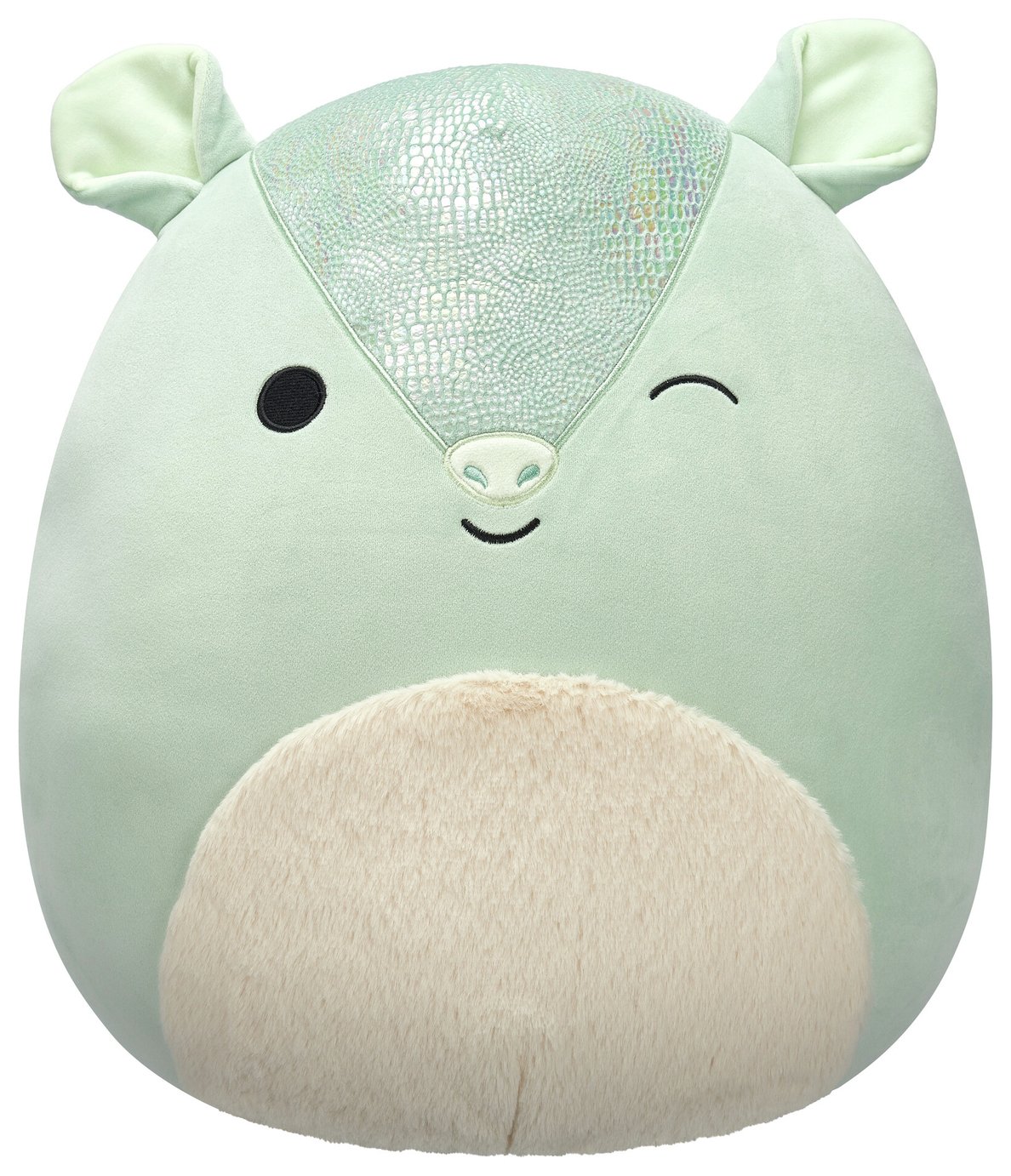 Original Squishmallows 16 Inch Arilla the Green Armadillo