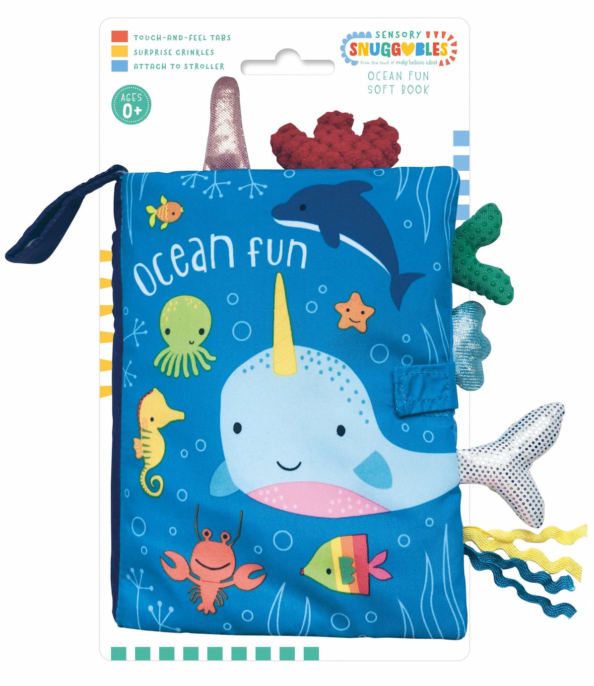 Sensory Snuggables Ocean Themed Touch and Feel Cloth Book