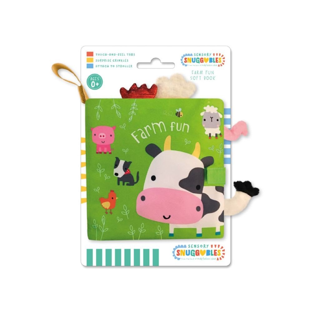 Sensory Snuggables Farm Themed Touch and Feel Cloth Book