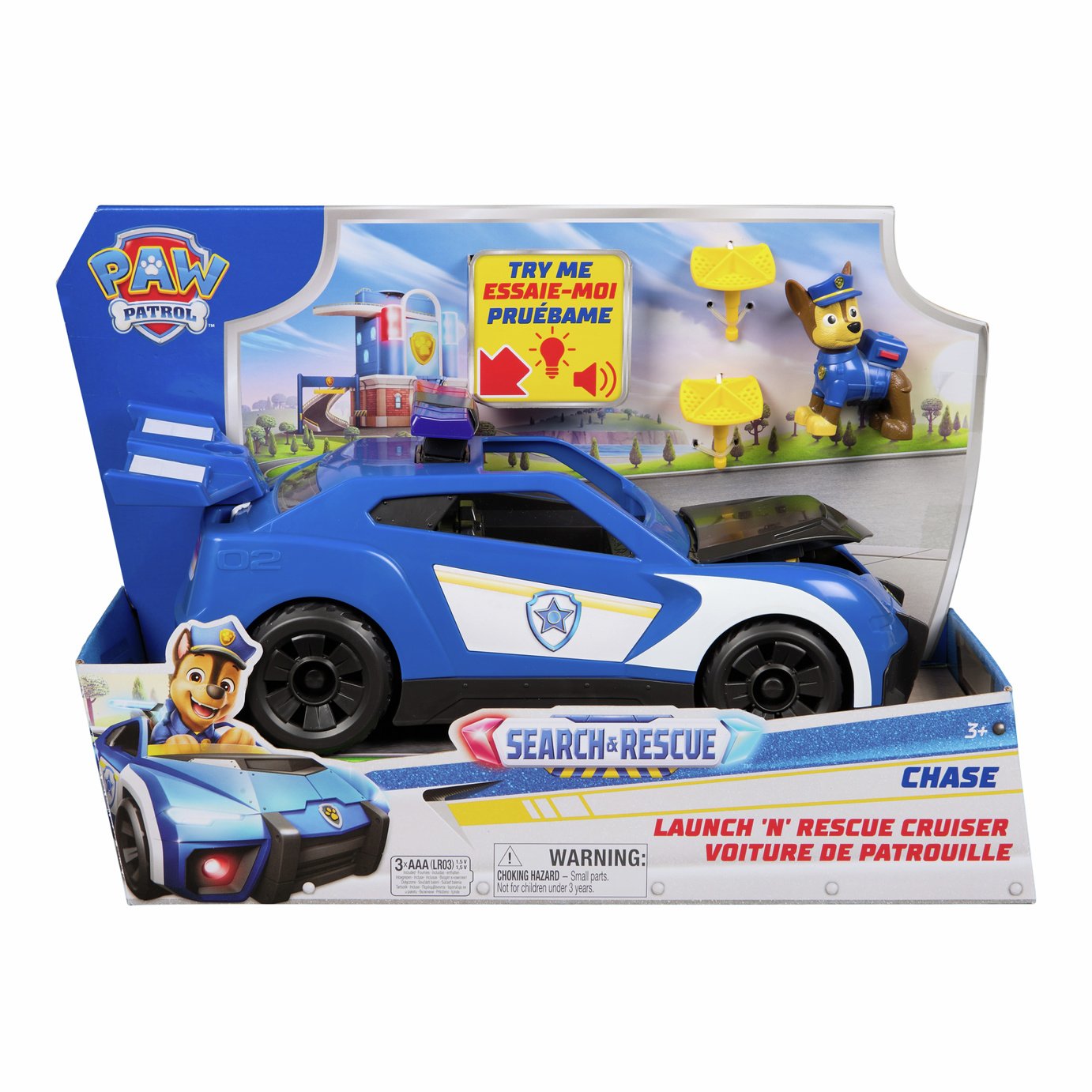 PAW Patrol Search & Rescue Chase Launch N Rescue Cruiser