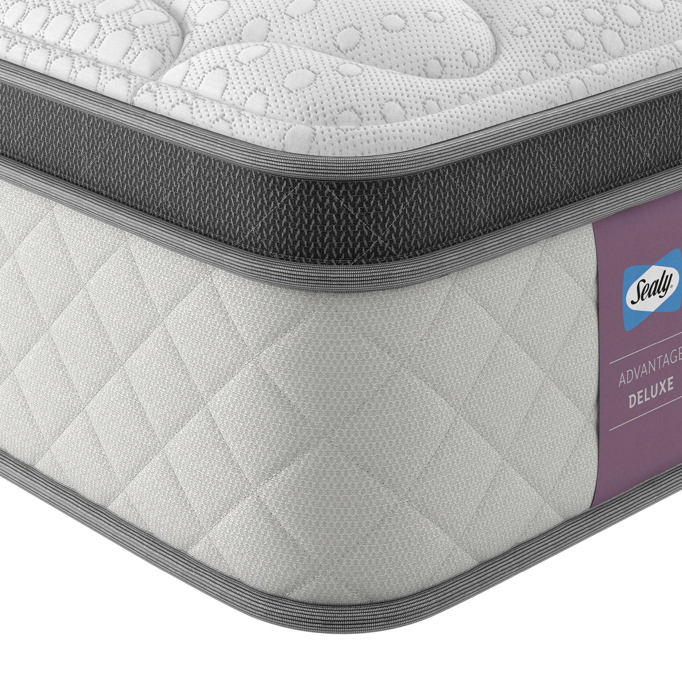 Sealy Advantage Deluxe Hybrid Medium Mattress - Superking