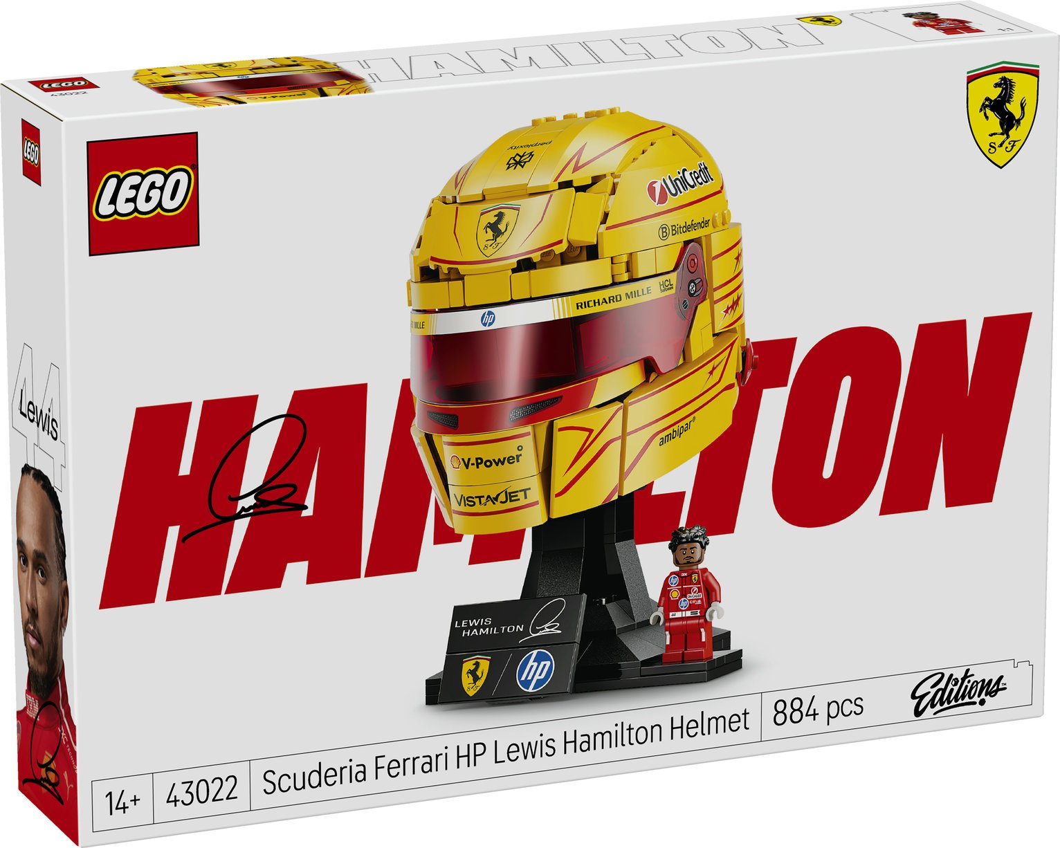 LEGO Editions Lewis Hamilton Helmet 43022 PREORDER
