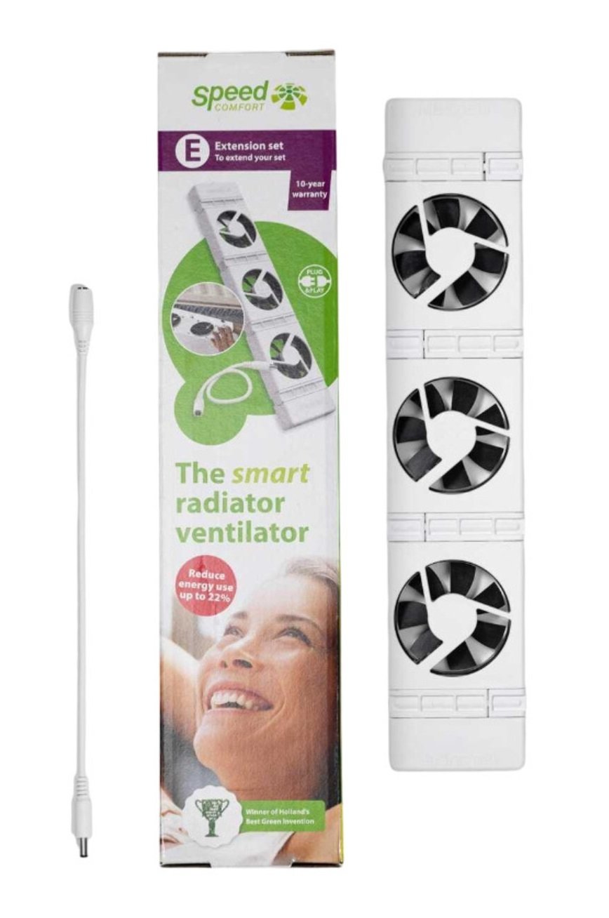 SpeedComfort Radiator Fan Extension Set - White