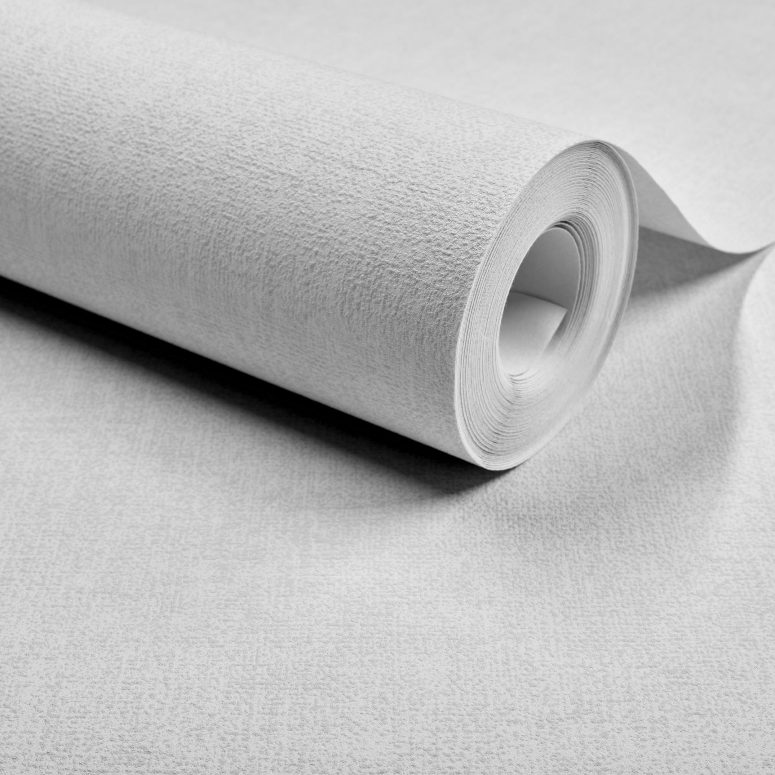 Grandeco Varadero Plain Plaster effect Blown Vinyl Wallpaper, - Off White