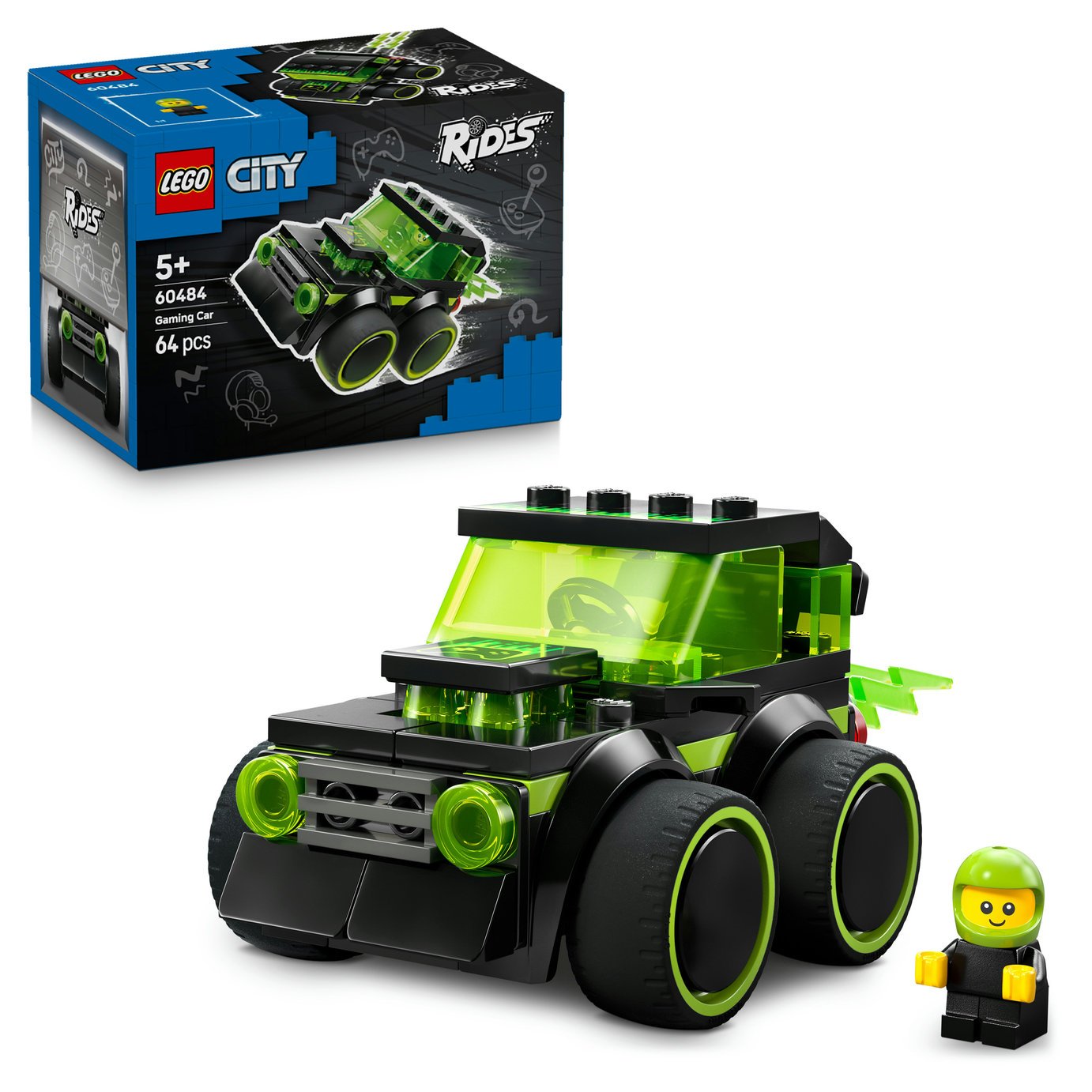 LEGO City Rides – Gaming Race Car Toy 60484 PREORDER