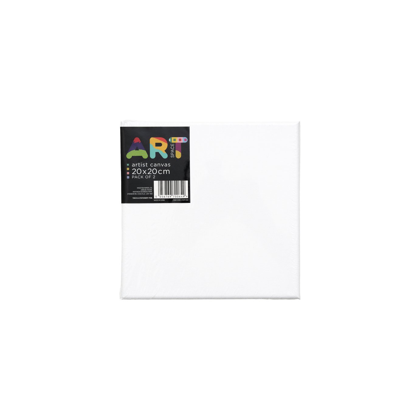 ArtSpace Artist Canvas 20×20cm - Pack of 2