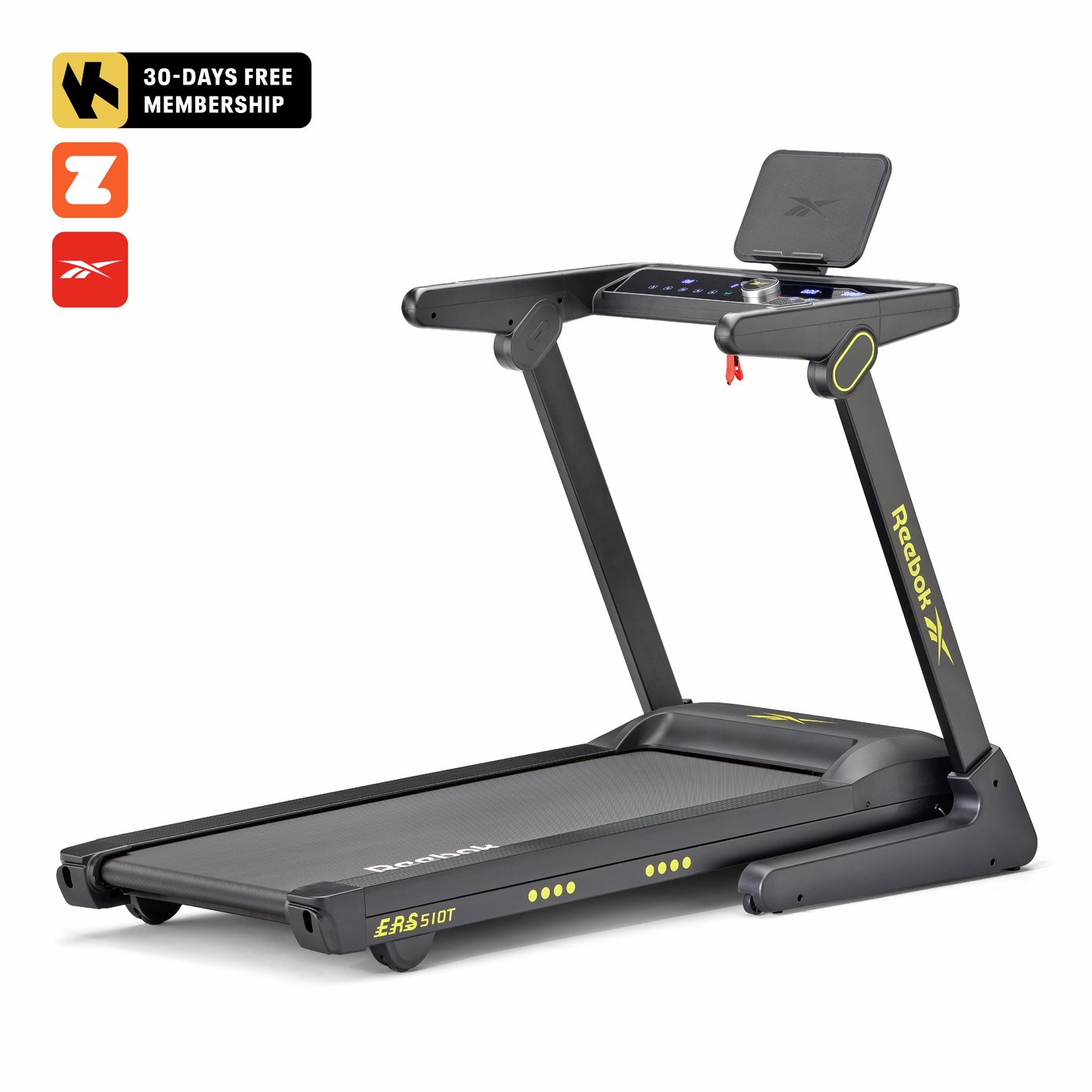 Reebok ERS 510T Folding Treadmill with Incline and Bluetooth