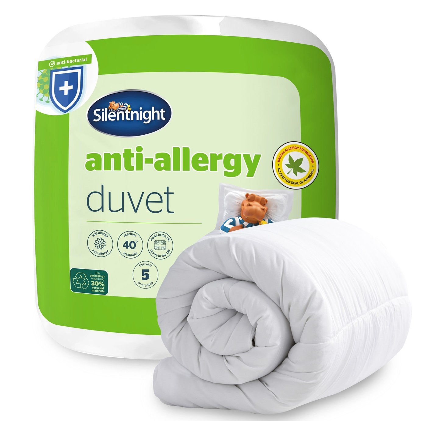 Silentnight Anti Allergy 4.5 Tog Duvet - Double