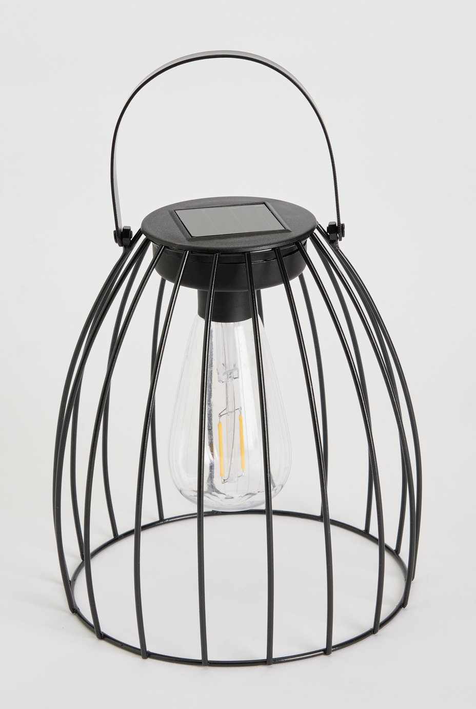 Habitat Warm White Solar Caged Pendant Light