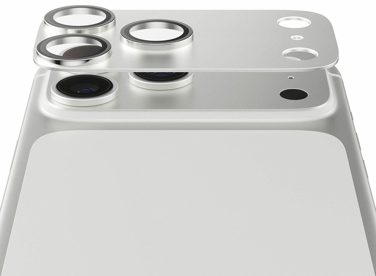 PanzerGlass FENDER iPhone 17 Pro Max Camera Protector Silver